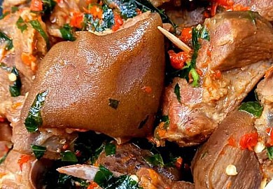Peppered Goat Meat